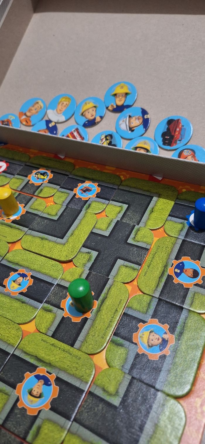 🧩 Jeu de société Junior Labyrinthe – Sam le Pompier (Ravensburger) – 4 ans+ - photo numéro 8
