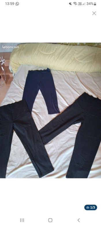 Lot 3 leggings pantacourts