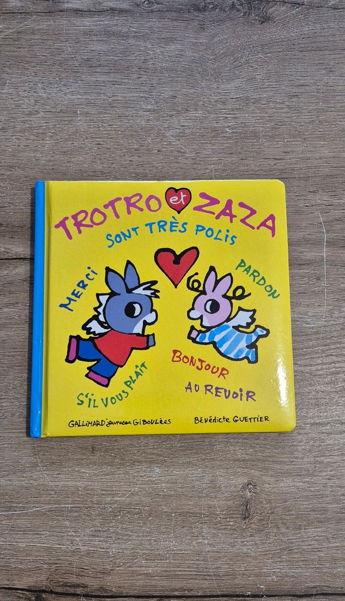 Livre Trotro et Zaza sont très polis