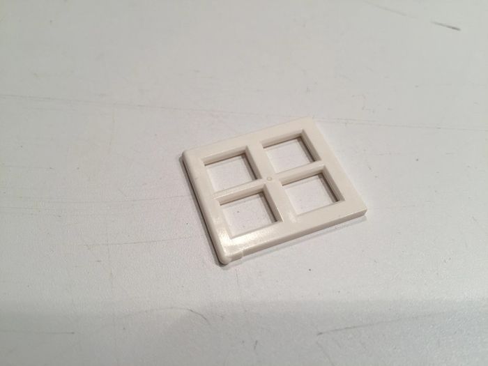 lot x2 Volet pour fenêtre 2x4x3 blanc 4133 pièce détachée Lego #A14 - photo numéro 4