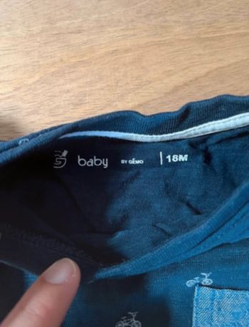 Lot de 2 tshirts - 18 mois - Gemo