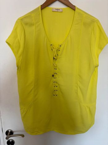 💐🌼nouveauté 🌼💐Joli haut jaune à lacets ba&sh 38