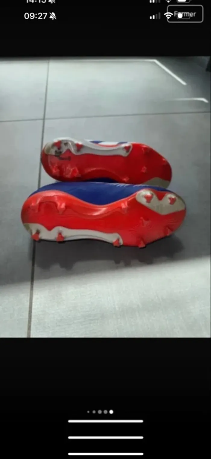 Chaussure de foot t30 adidas predator - photo numéro 2