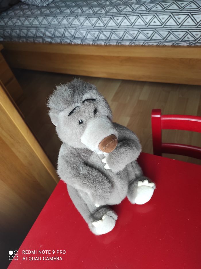 Peluche Disney livre de la jungle baloo - photo numéro 2