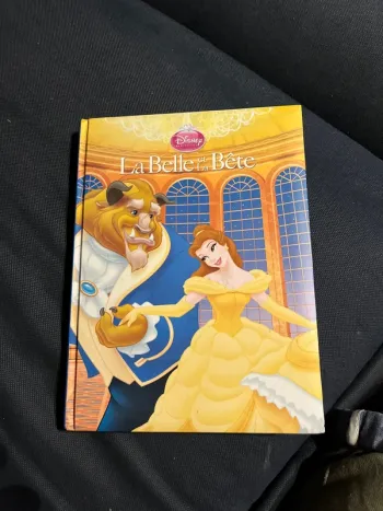 Livre pour enfants Disney couverture matelassée la belle et la bête