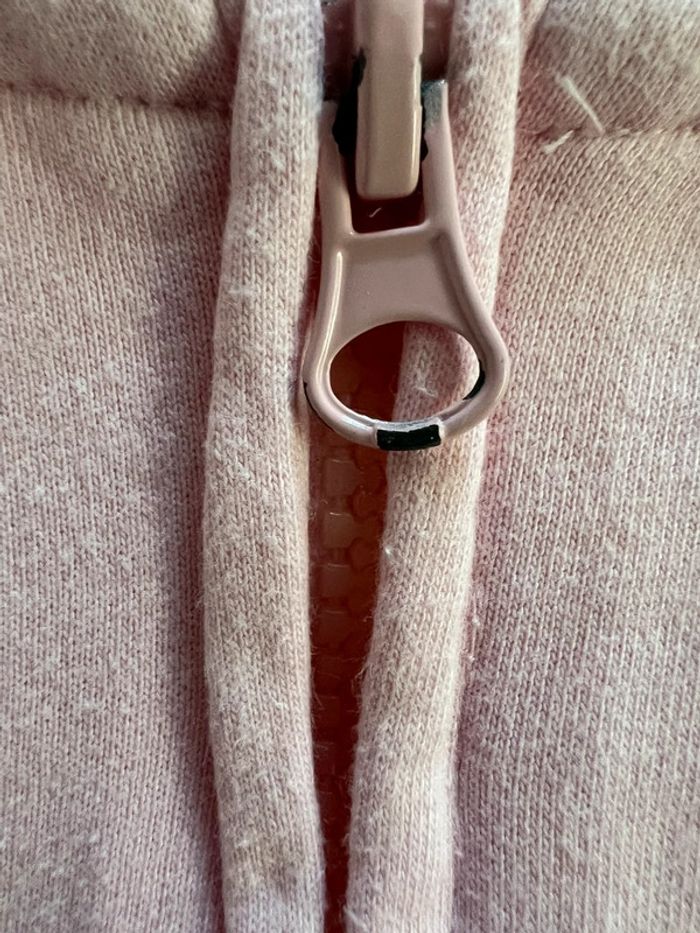 Veste zippée rose 6 mois marque U tout petit - photo numéro 3