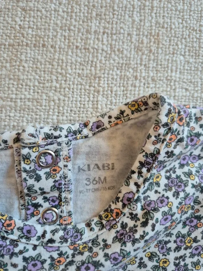Ensemble fleuri Kiabi 36 mois - photo numéro 4