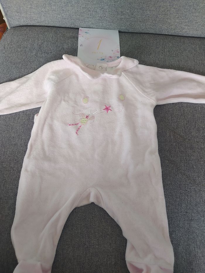 Lot de 9 pyjamas epais 1 mois - photo numéro 8