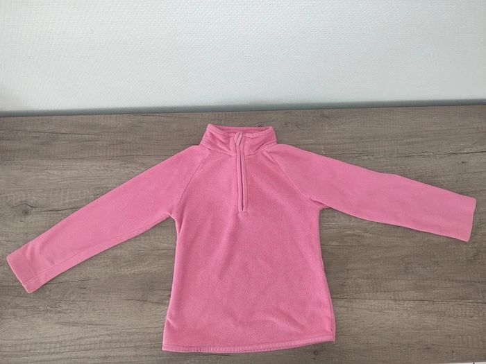Sous pull polaire rose tex kids 3/4 ans
