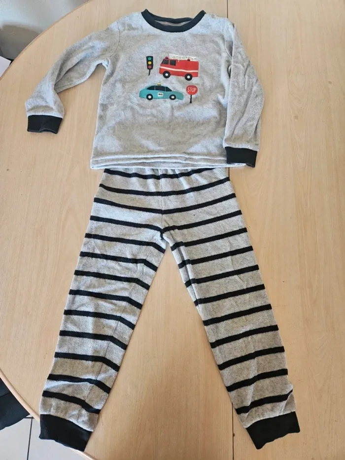 Pyjama gris pompier