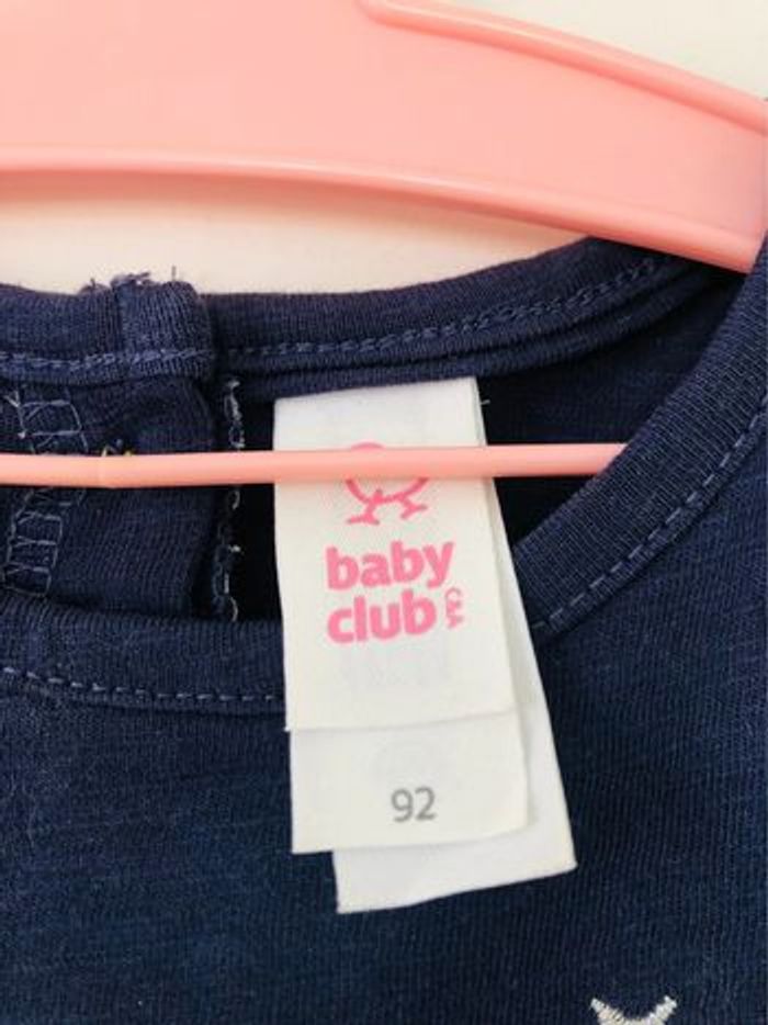 Robe bleue fille 92 cm étoiles voiles tulle - photo numéro 5