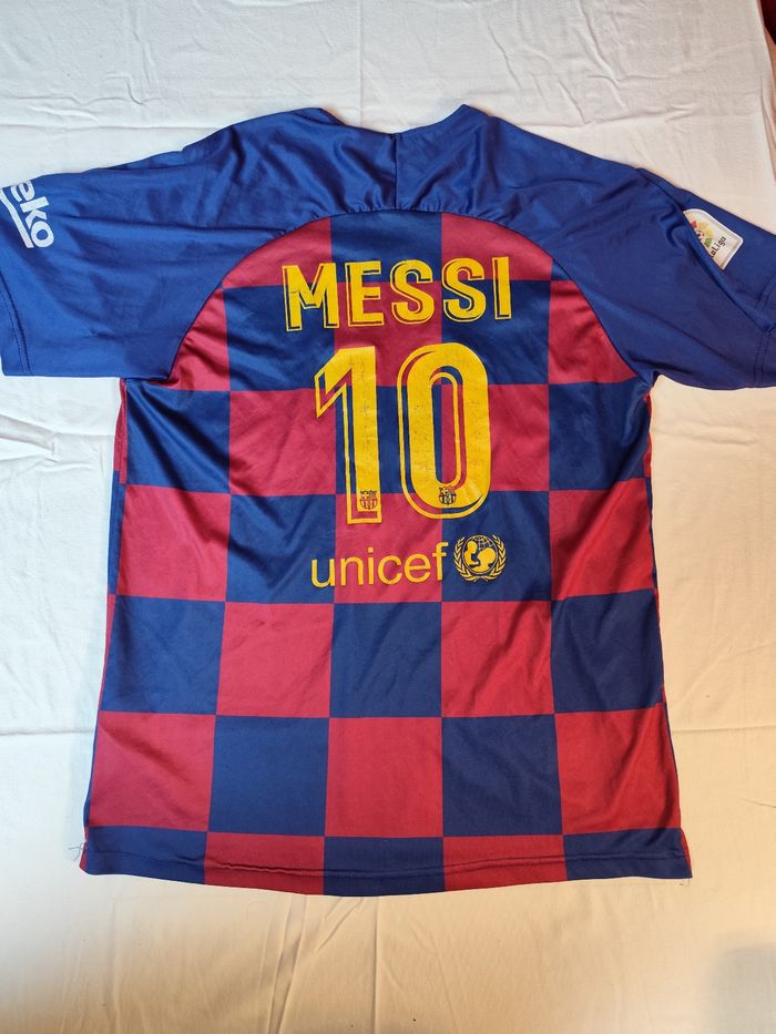 Maillot Barcelone 19/20 domicile flocage Messi - photo numéro 2