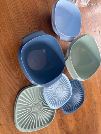 Lot saladier soleil Tupperware neuf