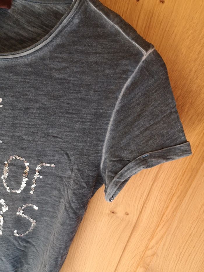 Robe en gris foncé imprimé Strass Esprit 14 ans - photo numéro 5