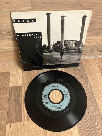 Vinyle 45 tours-Black-Wonderful Life