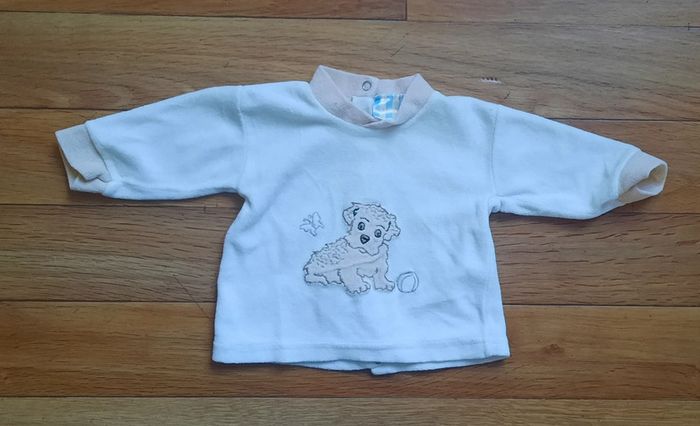 Lot de 3 t shirts longues manches 1 mois - photo numéro 3