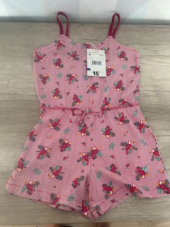 Combi short neuve du pareil au même 4 ans