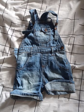 Salopette en jean 12/18mois