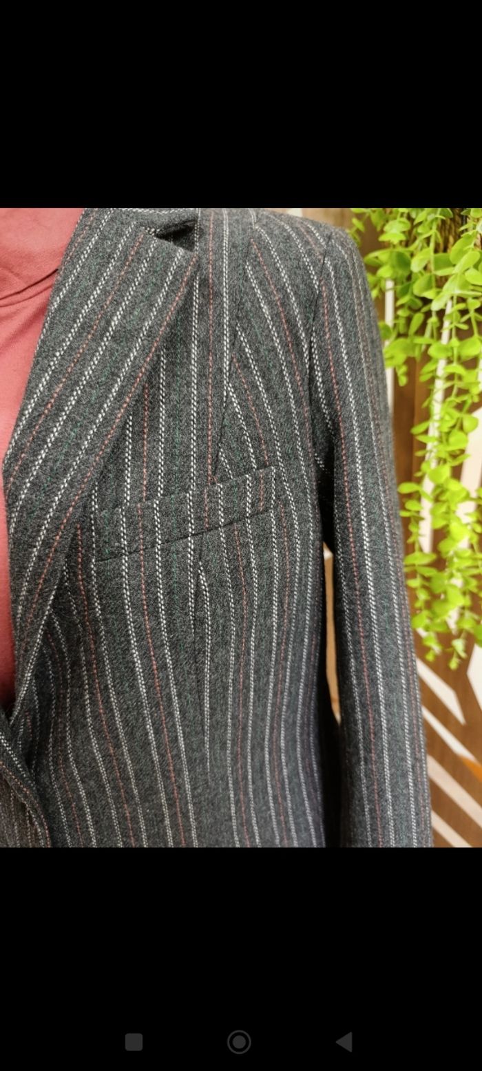 Blazer vintage femme 3 suisses taille 42 / laine - photo numéro 3