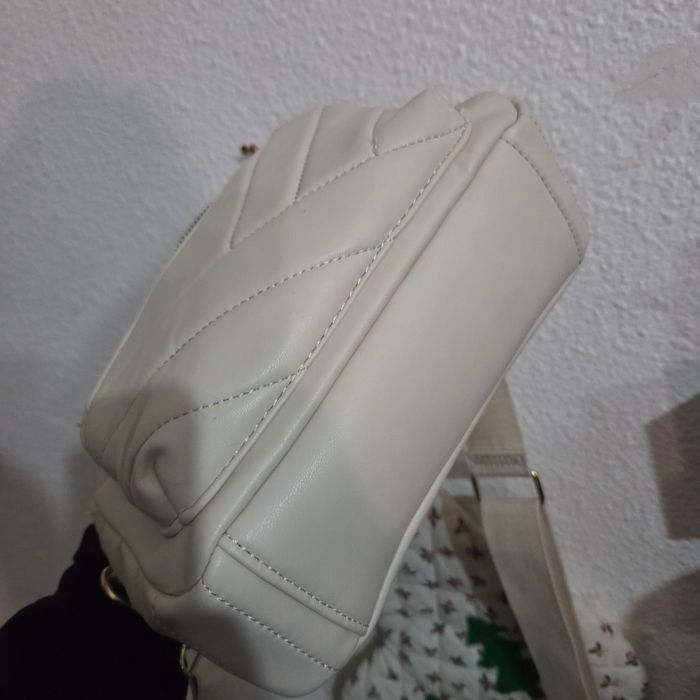 Sac bandoulière a poche blanc crème - photo numéro 10