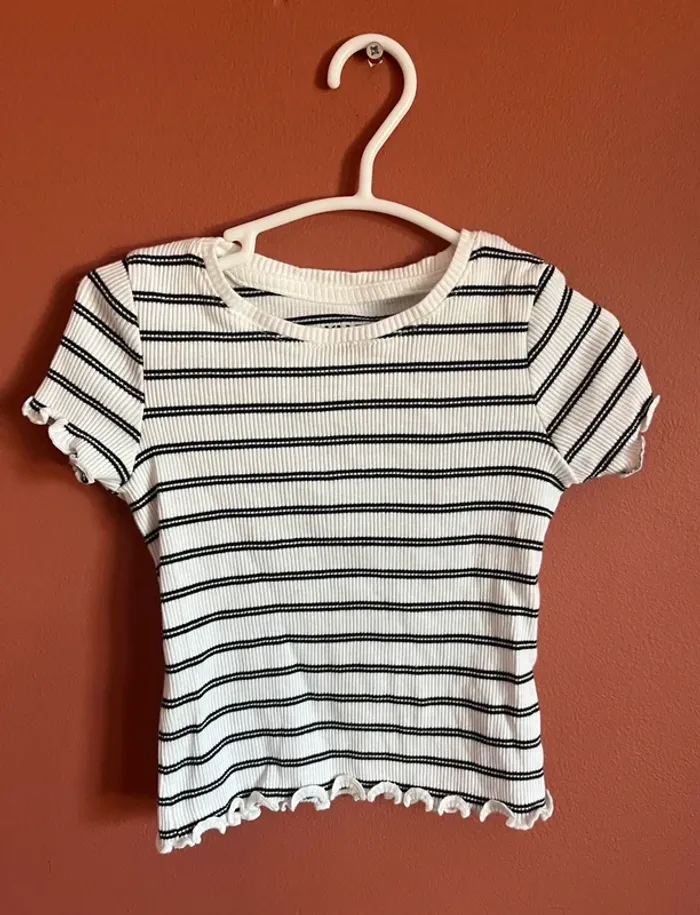 T shirt court Kiabi côtelé 3ans