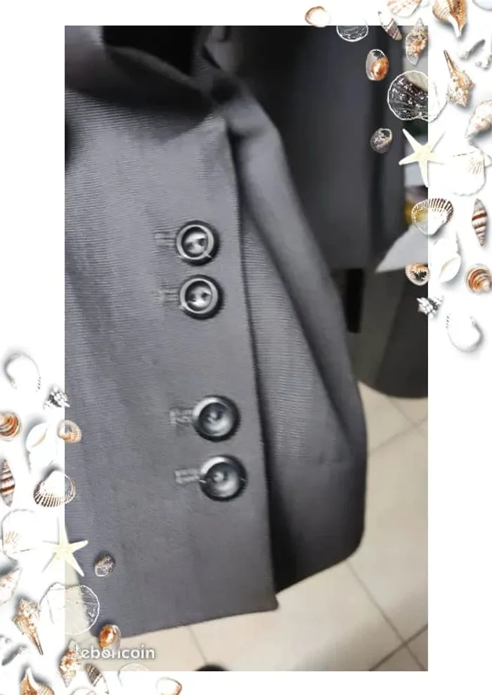 Veste blaser marque Lola grise taille 4 - photo numéro 4