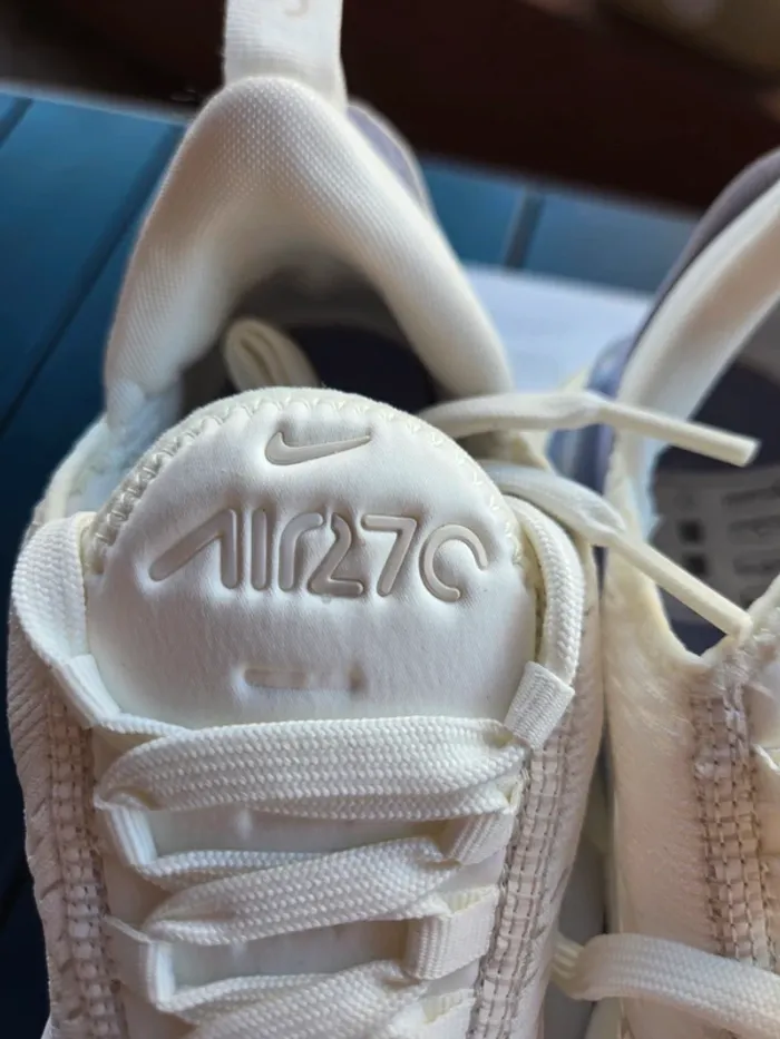 Nike air max 270 femme blanc lila taille 37,5 neuves - photo numéro 5