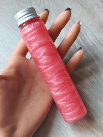 Tube sensoriel sensorielle magique rose retour au calme