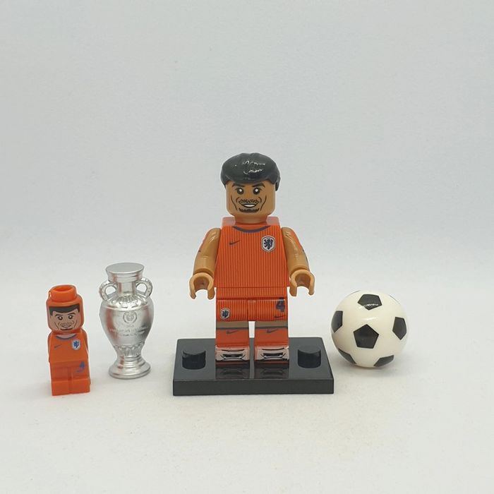 🎽 Figurine Footballeur Néerlandais - Virgil van Djik - (Style Lego) 🎽