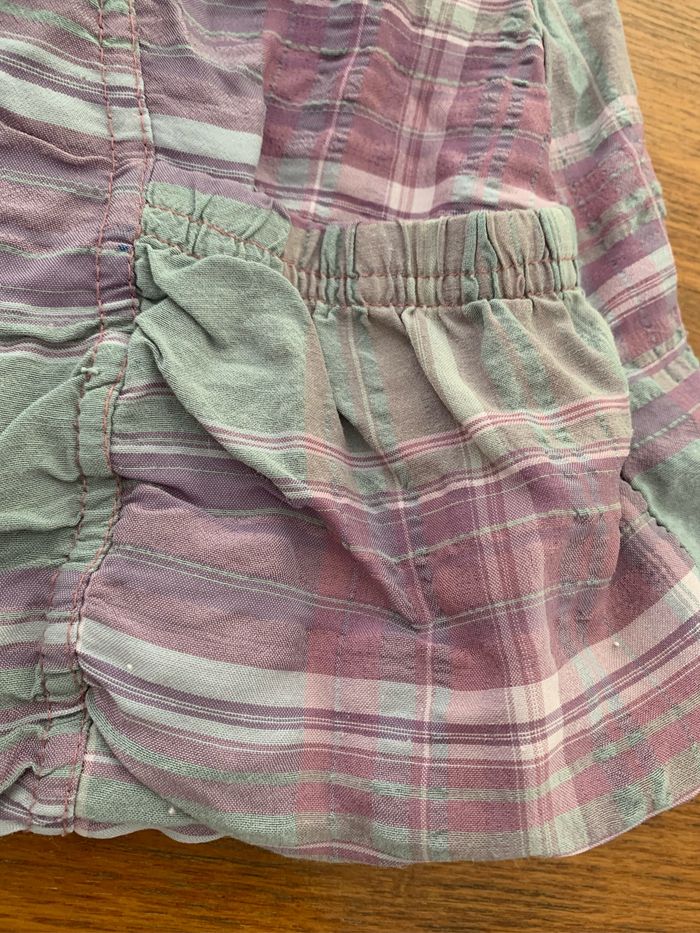 Jolie robe grise et parme 5 ans - photo numéro 3