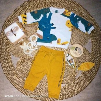 🧸 Ensemble Bébé 6 Mois Gémo - Look Fun & Douillet 🧸