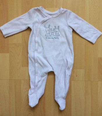 Pyjama velours 3 mois