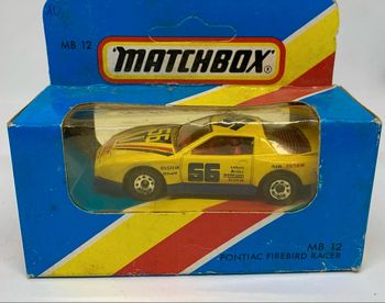 Voiture miniature Matchbox mb12 Pontiac Firebird racer
