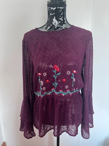 Blouse plumetis
