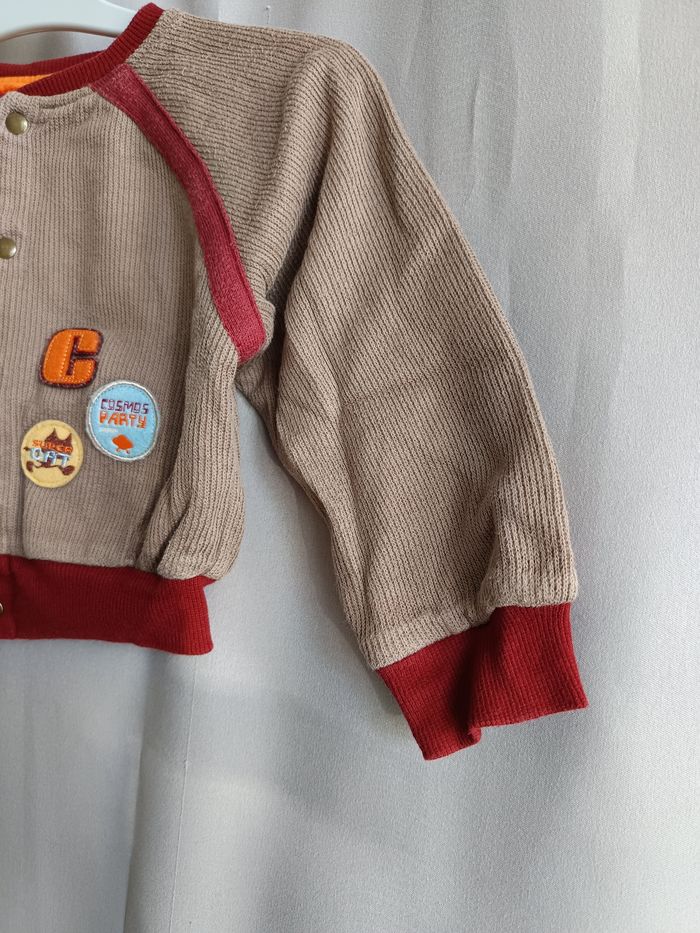 Gilet veste réversible garçon 2 ans Marèse - photo numéro 3