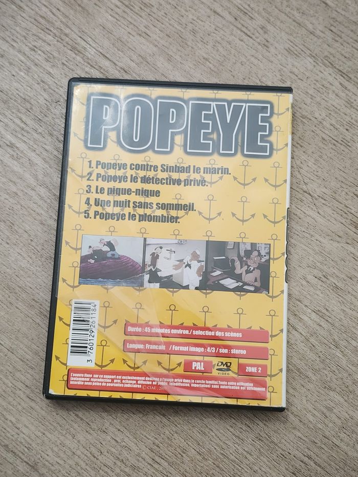DVD Popeye Volume 2 - photo numéro 3