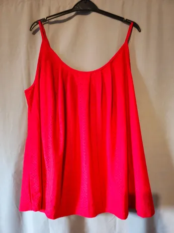Débardeur rouge shein