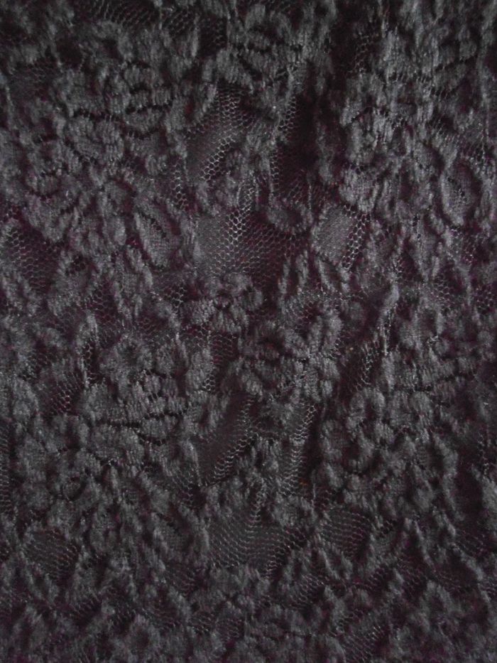 Robe noire à dentelles, taille XL 42, Yessica, petite robe noire, soirée - photo numéro 4