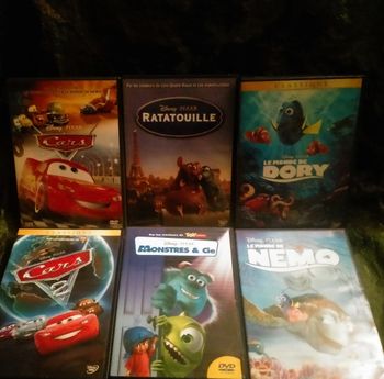 Walt Disney Pixar Pack 6 films DVD
