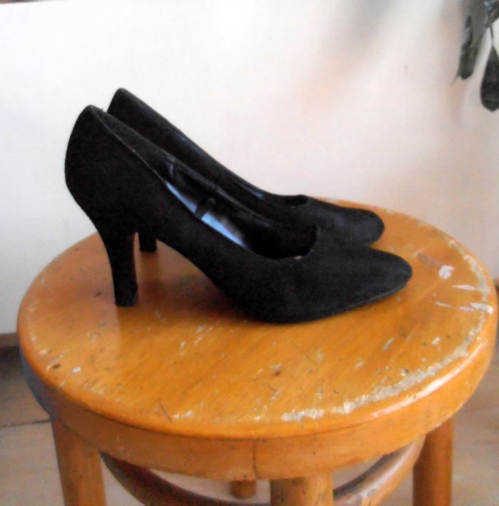 Escarpins noirs, Mia Moda, pointure 37, chaussures à talons - photo numéro 5