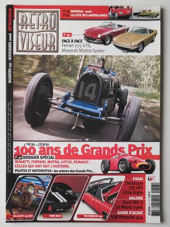 Rétroviseur n°217 - 100 ans de Grands Prix