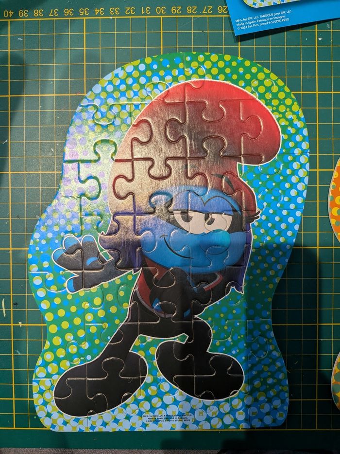 2 puzzles Schtroumpfs burger king - photo numéro 4