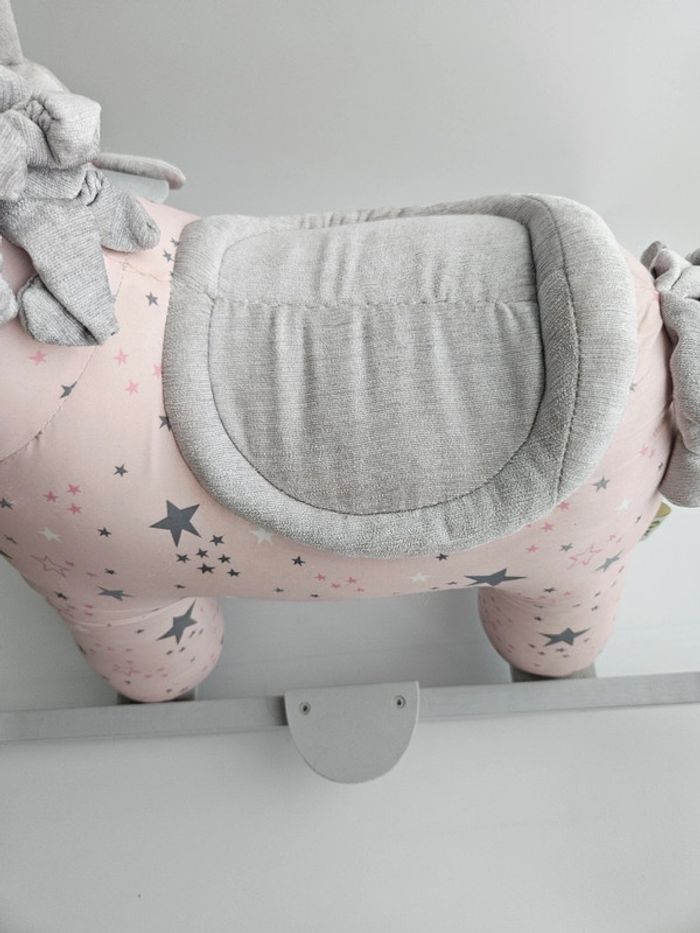 🦄 Cheval à Bascule Licorne Haut de Gamme - Dès 9 Mois - Doudou Inclus - photo numéro 4
