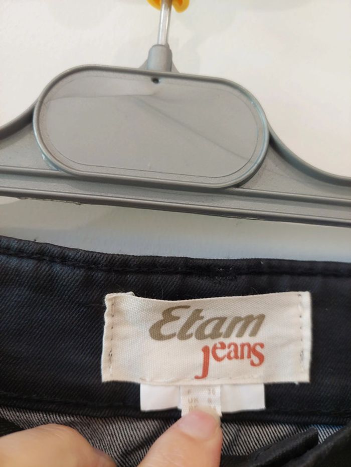 Jupe simili cuir noire femme t36 - photo numéro 3