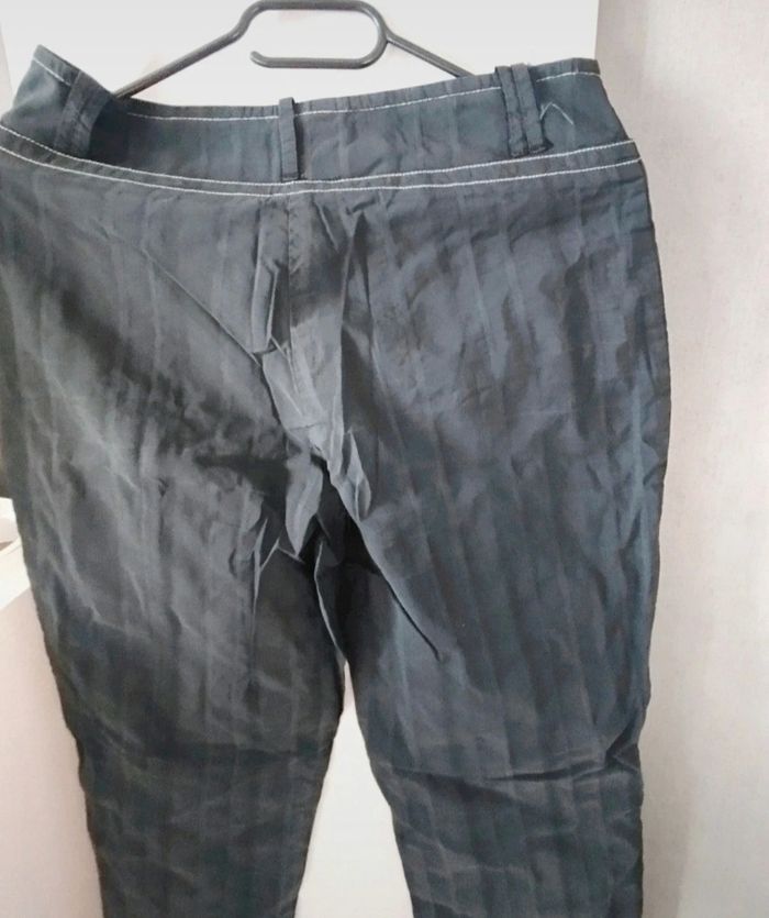 Pantalon Lauren Vidal femme  taille S gris - photo numéro 7