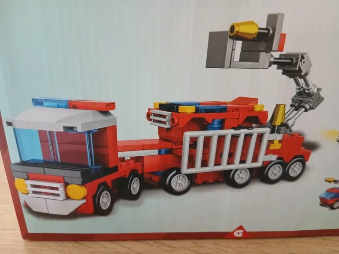 Lot de 4 véhicules pompier en brick lego neuves - photo numéro 6
