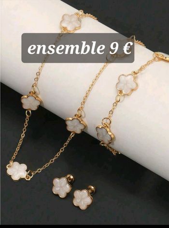 Parure de bijoux neuf 