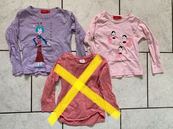 Lot t shirts 3 ans