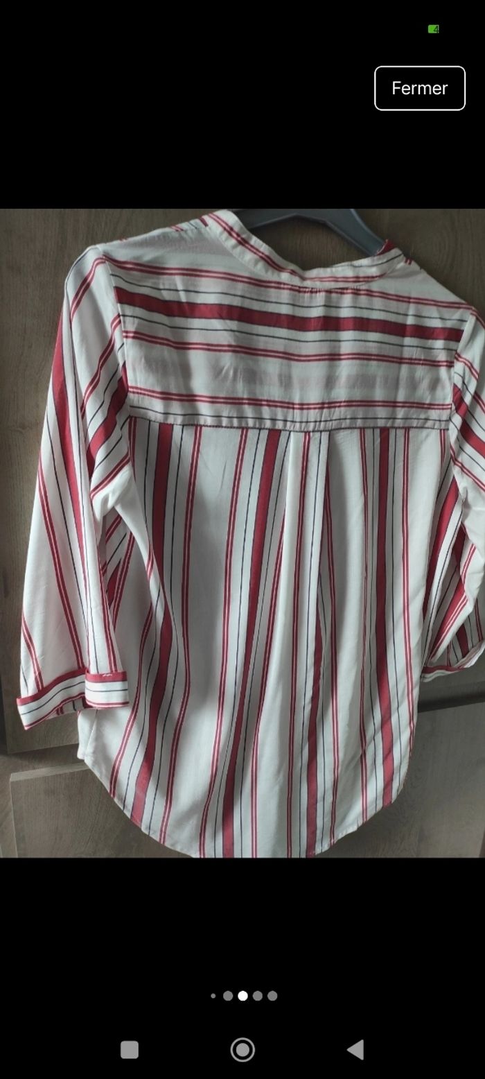 Blouse neuve Camaïeu bicolore - photo numéro 2