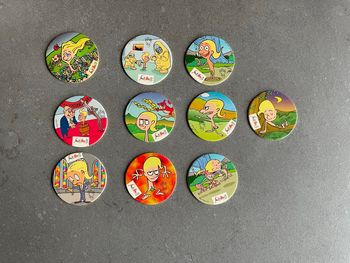 Lot pogs vintage Festi magic